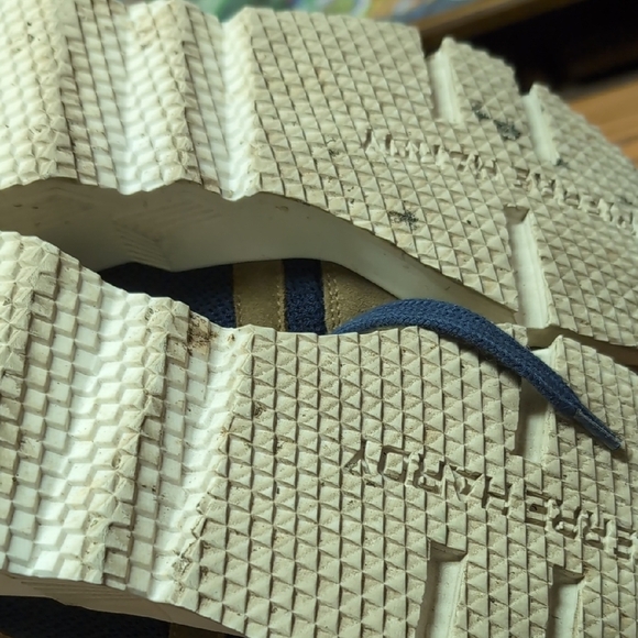 Pierre Hardy "Trek Comet" Tan And Blue Leather Sneakers - Picture 9 of 10